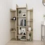 Engineered wood bookshelf in Sonoma oak, 86x25.5x140 cm by vidaXL, Bookcases and shelves - Ref: Foro24-808903, Price: 67,57 €...