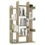 Engineered wood bookshelf in Sonoma oak, 86x25.5x140 cm by vidaXL, Bookcases and shelves - Ref: Foro24-808903, Price: 67,57 €...