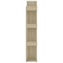 Estantería de madera de ingeniería roble Sonoma 86x25,5x140 cm de vidaXL, Librerías y estanterías - Ref: Foro24-808903, Preci...