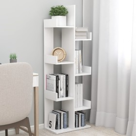 Weißes Holzwerkstoffregal 48x25,5x140 cm von vidaXL, Bücherregale und Regale - Ref: Foro24-808909, Preis: 51,39 €, Rabatt: %