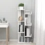 Weißes Holzwerkstoffregal 48x25,5x140 cm von vidaXL, Bücherregale und Regale - Ref: Foro24-808909, Preis: 50,03 €, Rabatt: %