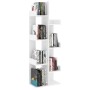 Weißes Holzwerkstoffregal 48x25,5x140 cm von vidaXL, Bücherregale und Regale - Ref: Foro24-808909, Preis: 51,39 €, Rabatt: %