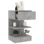 Bedside tables 2 pcs concrete gray 40x35x70 cm by vidaXL, Nightstands - Ref: Foro24-808657, Price: 70,01 €, Discount: %