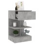 Nachttische 2 Stück betongrau 40x35x70 cm von vidaXL, Nachttische - Ref: Foro24-808657, Preis: 70,82 €, Rabatt: %