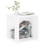Weißer Beistelltisch aus Sperrholz, 33 x 33 x 34,5 cm von vidaXL, Seitentische - Ref: Foro24-809008, Preis: 25,36 €, Rabatt: %