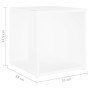 White plywood side table 33x33x34.5 cm by vidaXL, Side tables - Ref: Foro24-809008, Price: 24,10 €, Discount: %