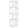 Eckmöbel aus weißem Sperrholz 33x33x132 cm von vidaXL, Schließfächer und Lagerschränke - Ref: Foro24-809035, Preis: 56,07 €, ...