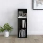 Black plywood corner furniture 33x33x100 cm by vidaXL, Lockers and storage cabinets - Ref: Foro24-809027, Price: 56,94 €, Dis...