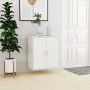 Glossy white engineered wood shoe rack cabinet 60x35x70 cm by vidaXL, Shoe racks and shoe organizers - Ref: Foro24-808924, Pr...