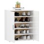 Glossy white engineered wood shoe rack cabinet 60x35x70 cm by vidaXL, Shoe racks and shoe organizers - Ref: Foro24-808924, Pr...