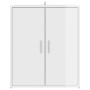 Glossy white engineered wood shoe rack cabinet 60x35x70 cm by vidaXL, Shoe racks and shoe organizers - Ref: Foro24-808924, Pr...