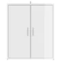 Glossy white engineered wood shoe rack cabinet 60x35x70 cm by vidaXL, Shoe racks and shoe organizers - Ref: Foro24-808924, Pr...