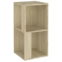 Sonoma oak plywood corner furniture 33x33x67 cm by vidaXL, Lockers and storage cabinets - Ref: Foro24-809020, Price: 34,68 €,...