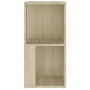 Sonoma oak plywood corner furniture 33x33x67 cm by vidaXL, Lockers and storage cabinets - Ref: Foro24-809020, Price: 34,68 €,...