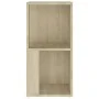 Sonoma oak plywood corner furniture 33x33x67 cm by vidaXL, Lockers and storage cabinets - Ref: Foro24-809020, Price: 37,76 €,...