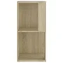 Sonoma oak plywood corner furniture 33x33x67 cm by vidaXL, Lockers and storage cabinets - Ref: Foro24-809020, Price: 37,76 €,...
