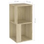 Sonoma oak plywood corner furniture 33x33x67 cm by vidaXL, Lockers and storage cabinets - Ref: Foro24-809020, Price: 34,68 €,...