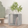 Mesa auxiliar madera contrachapada gris hormigón 33x33x34,5 cm de vidaXL, Mesas auxiliares - Ref: Foro24-809012, Precio: 26,2...