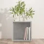 Mesa auxiliar madera contrachapada gris hormigón 33x33x34,5 cm de vidaXL, Mesas auxiliares - Ref: Foro24-809012, Precio: 25,8...