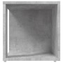 Mesa auxiliar madera contrachapada gris hormigón 33x33x34,5 cm de vidaXL, Mesas auxiliares - Ref: Foro24-809012, Precio: 26,2...
