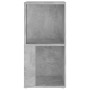 Eckmöbel aus grauem Holzwerkstoff 33x33x67 cm von vidaXL, Schließfächer und Lagerschränke - Ref: Foro24-809021, Preis: 37,75 ...