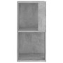Eckmöbel aus grauem Holzwerkstoff 33x33x67 cm von vidaXL, Schließfächer und Lagerschränke - Ref: Foro24-809021, Preis: 37,75 ...