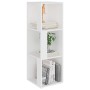 Mueble de esquina madera contrachapada blanco 33x33x100 cm de vidaXL, Taquillas y armarios de almacenamiento - Ref: Foro24-80...
