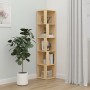 Mueble de esquina madera ingeniería roble Sonoma 33x33x164,5 cm