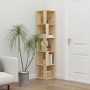 Mueble de esquina madera ingeniería roble Sonoma 33x33x164,5 cm