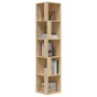Mueble de esquina madera ingeniería roble Sonoma 33x33x164,5 cm