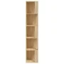 Engineered wood corner furniture Sonoma oak 33x33x164.5 cm by vidaXL, Lockers and storage cabinets - Ref: Foro24-809047, Pric...