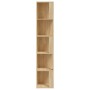 Mueble de esquina madera ingeniería roble Sonoma 33x33x164,5 cm