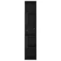 Black plywood corner furniture 33x33x164.5 cm by vidaXL, Lockers and storage cabinets - Ref: Foro24-809045, Price: 69,74 €, D...