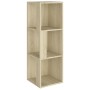 Sonoma oak engineered wood corner furniture 33x33x100cm by vidaXL, Lockers and storage cabinets - Ref: Foro24-809029, Price: ...