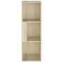 Sonoma oak engineered wood corner furniture 33x33x100cm by vidaXL, Lockers and storage cabinets - Ref: Foro24-809029, Price: ...