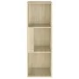 Sonoma oak engineered wood corner furniture 33x33x100cm by vidaXL, Lockers and storage cabinets - Ref: Foro24-809029, Price: ...
