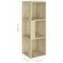 Sonoma oak engineered wood corner furniture 33x33x100cm by vidaXL, Lockers and storage cabinets - Ref: Foro24-809029, Price: ...