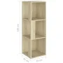 Sonoma oak engineered wood corner furniture 33x33x100cm by vidaXL, Lockers and storage cabinets - Ref: Foro24-809029, Price: ...