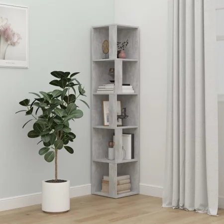 Concrete gray engineered wood corner furniture 33x33x164.5cm by vidaXL, Lockers and storage cabinets - Ref: Foro24-809048, Pr...