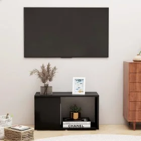 TV-Möbel aus schwarzem Sperrholz 60x24x32 cm von vidaXL, TV-Möbel - Ref: Foro24-809054, Preis: 28,46 €, Rabatt: %