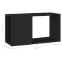 Mueble de TV madera contrachapada negro 60x24x32 cm de vidaXL, Muebles TV - Ref: Foro24-809054, Precio: 28,46 €, Descuento: %