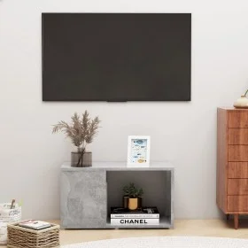Concrete gray engineered wood TV cabinet 60x24x32 cm by vidaXL, TV Furniture - Ref: Foro24-809057, Price: 25,37 €, Discount: %