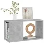 Mueble de TV madera de ingeniería gris hormigón 60x24x32 cm de vidaXL, Muebles TV - Ref: Foro24-809057, Precio: 25,37 €, Desc...