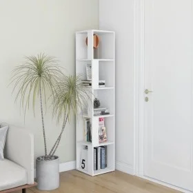 Eckmöbel aus weißem Sperrholz, 33 x 33 x 164,5 cm von vidaXL, Schließfächer und Lagerschränke - Ref: Foro24-809044, Preis: 72...