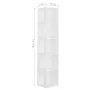 White plywood corner furniture 33x33x164.5 cm by vidaXL, Lockers and storage cabinets - Ref: Foro24-809044, Price: 73,23 €, D...