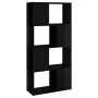 Glossy black shelving/space divider 60x24x124.5 cm by vidaXL, Bookcases and shelves - Ref: Foro24-809087, Price: 51,93 €, Dis...