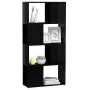 Glossy black shelving/space divider 60x24x124.5 cm by vidaXL, Bookcases and shelves - Ref: Foro24-809087, Price: 51,93 €, Dis...