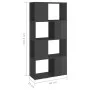 Glossy gray shelving/space divider 60x24x124.5 cm by vidaXL, Bookcases and shelves - Ref: Foro24-809088, Price: 42,70 €, Disc...