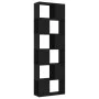 Black plywood separator bookcase 60x24x186 cm by vidaXL, Bookcases and shelves - Ref: Foro24-809099, Price: 70,35 €, Discount: %