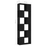 Black plywood separator bookcase 60x24x186 cm by vidaXL, Bookcases and shelves - Ref: Foro24-809099, Price: 70,35 €, Discount: %
